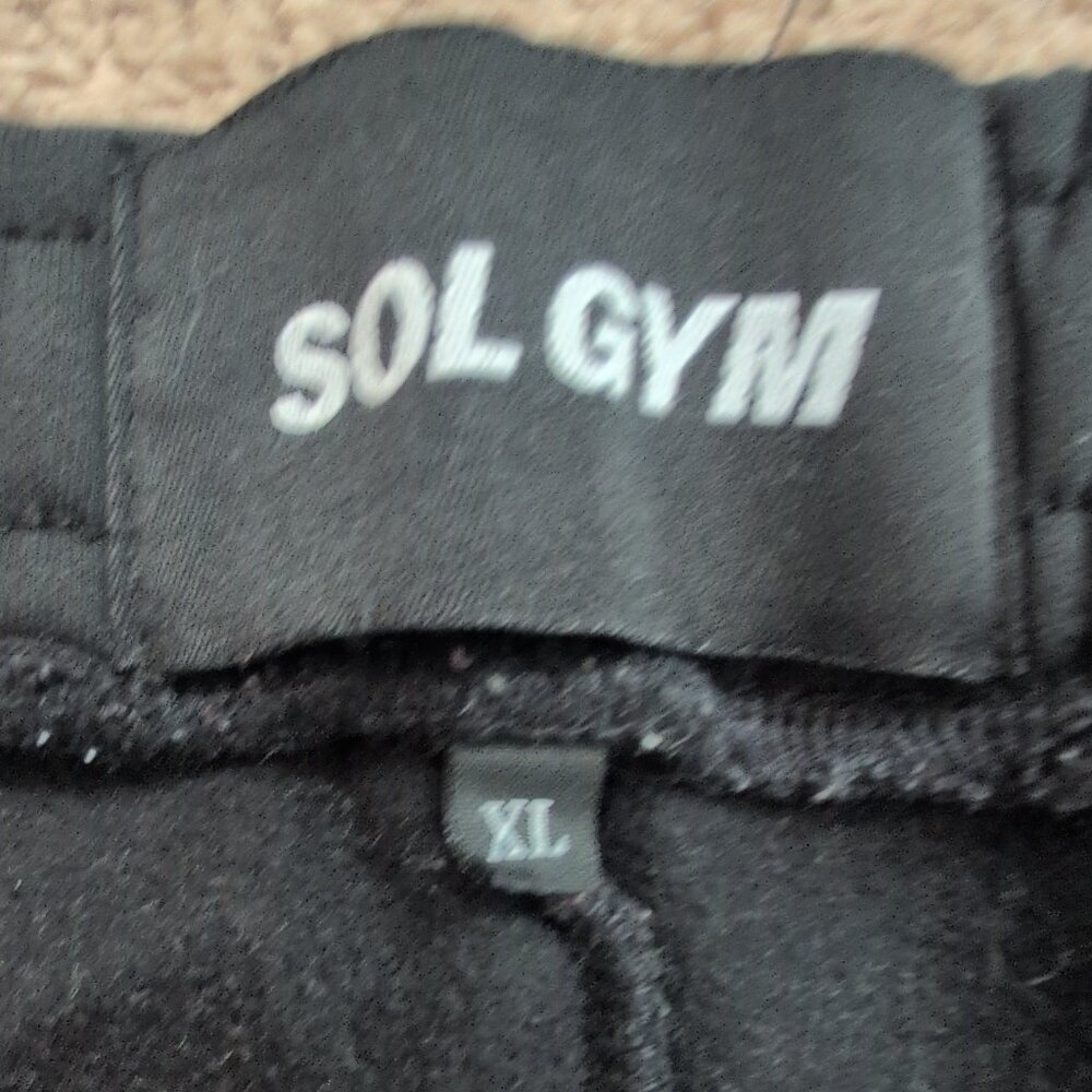 Sol Gym Cotton Joggers, 100% Cotton, size XL - Picture 5 of 6